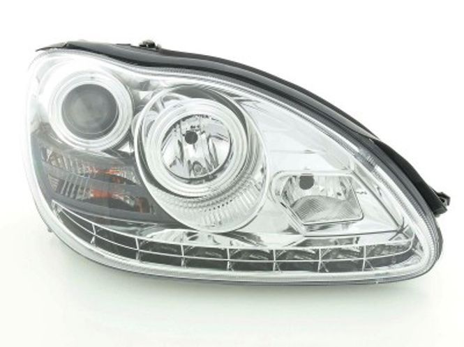 Hovedbilde Mercedes W220 Forlygter Dayline Krom