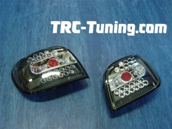 LED Klarglas Rückleuchten Toyota Yaris / Vitz P1 (BLACK)
