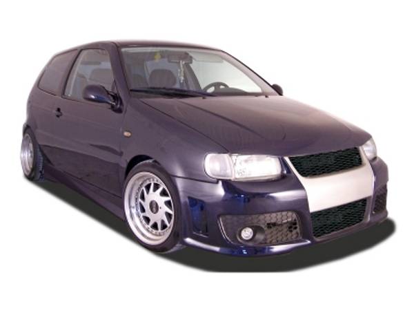 VW Polo 6N GTI Front Bumper med fog light supports + fog lights