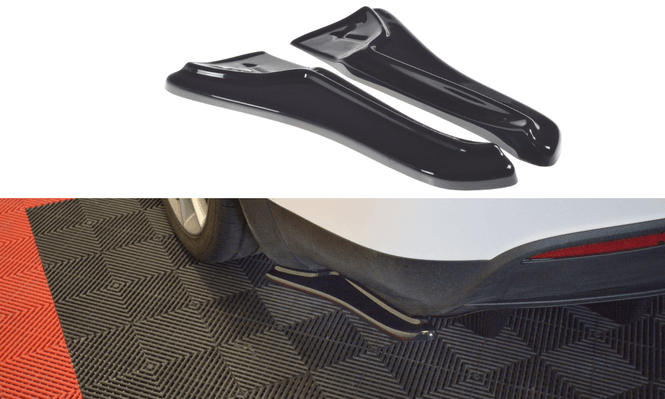 Hovedbilde REAR SIDE SPLITTERS V.1 TESLA MODEL X - carbon ...
