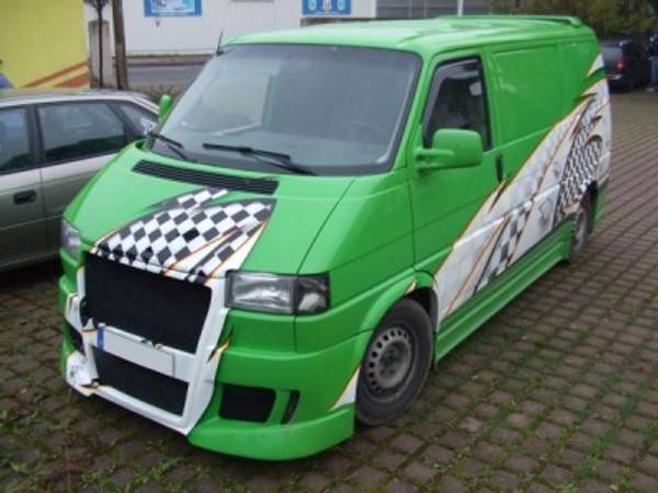 VW T4 ASTN Forkofanger Singleframe Kort Front