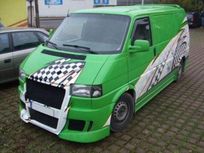 Hovedbilde VW T4 ASTN Forkofanger Singleframe Kort Front
