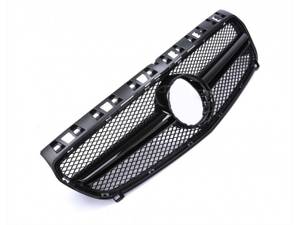 Hovedbilde Mercedes W176 Frontgrill AMG Design Blanksort 15-