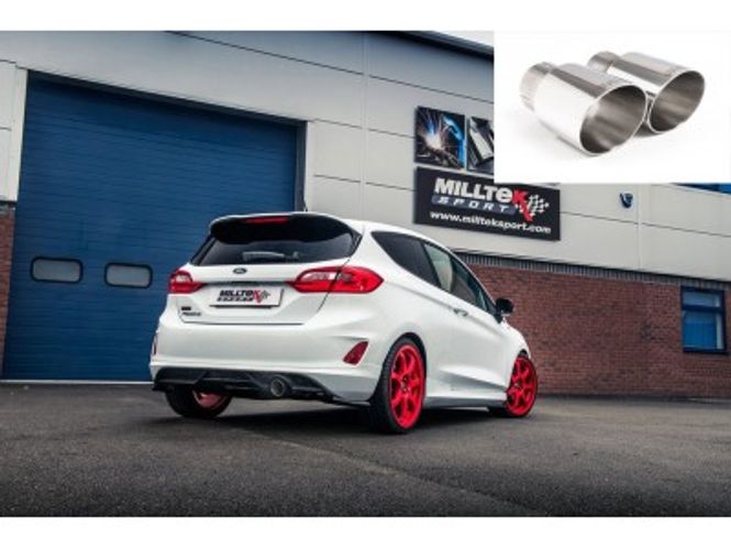 Hovedbilde Ford Fiesta MK8 Milltek Catback No-Reso 1.0 Twin ...