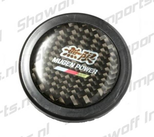 Universal Carbon Push Horn Button MUGEN 