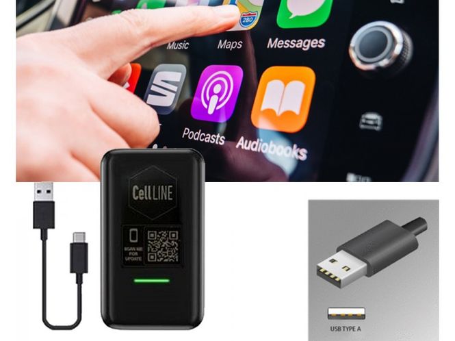 Hovedbilde Trådløs Apple Carplay Adap ter - USB-A