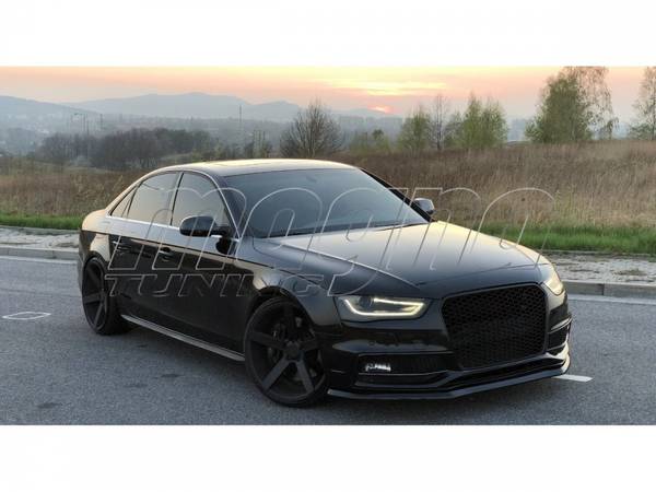 Audi S4 B8 / 8K Facelift MaxLine Side Skirt Extensions matt svar