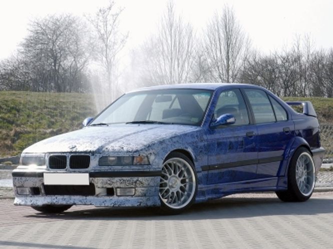 Hovedbilde BMW E36 Recto Wide Body Kit med front og bak ...