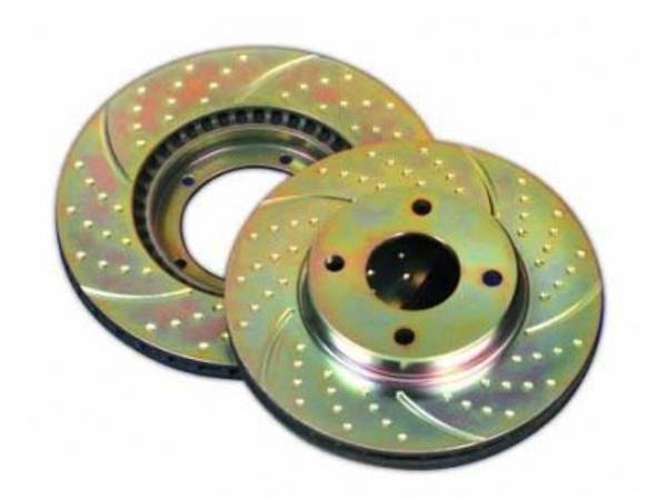 Peugot EBC Bremseskiver Groove - Bag (1276)