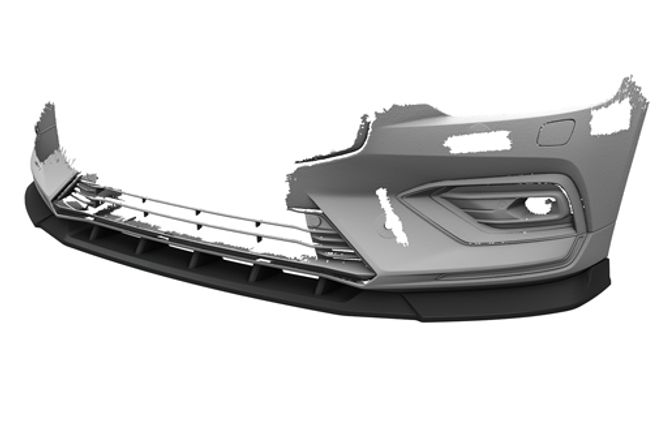 Hovedbilde Cup-Spoilerlippe mit ABE für Volvo S60 (3. Gen) / ...