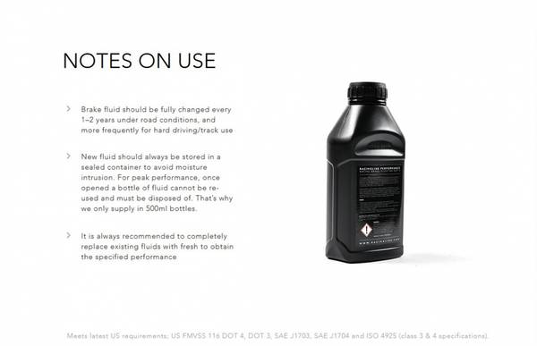 Racingline Bremsevæske 300 DOT4 - 500ml